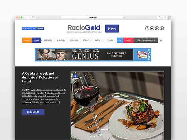 radiogold-website