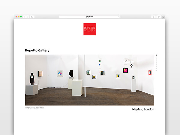 repetto-gallery-website